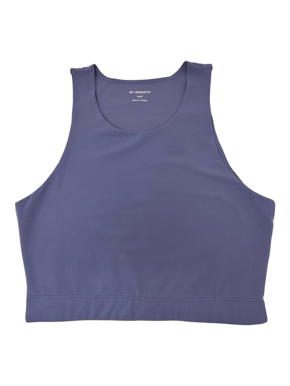 REI Cooperative Activewear Crop Tank Top Size Small Horizon Purple Workout Yoga
